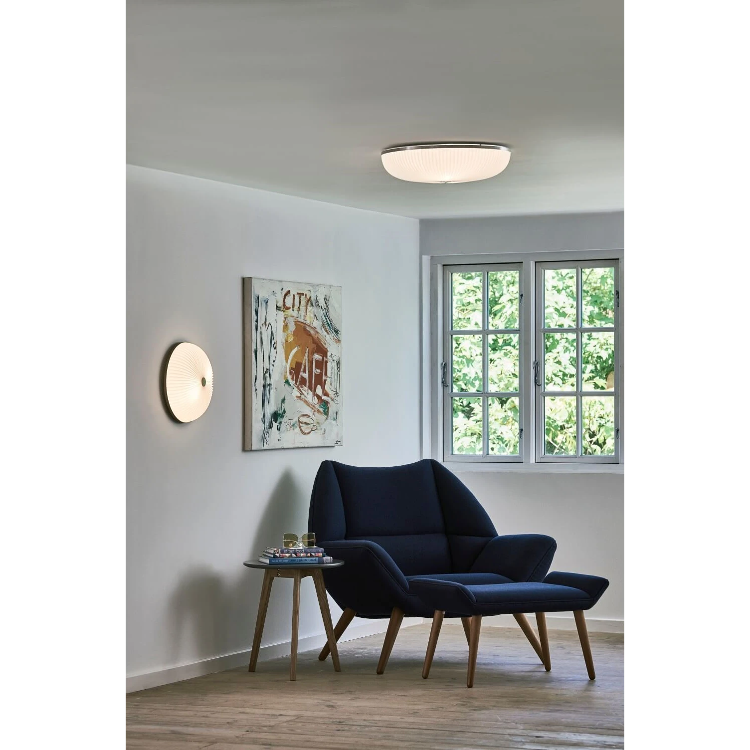 Lamella Wall/Ceiling Lamp Ø35 Alu - Le Klint